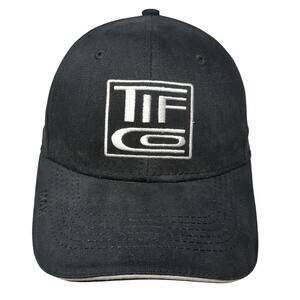Tif Co Strapback Baseball Cap Black One Size Adjustable Triple Crown The Max Hat